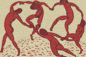 Мозаика «Красный танец» — Динамика и Энергия