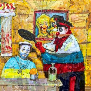 Цветная мозаика «Драматическая сцена»