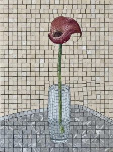 Мозаика «Красная Калла» — Элегантный Цветочный Декор