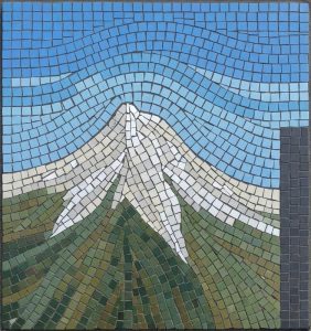 Мозаика «Заснеженная гора»