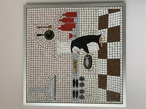 Мозаика «Веселый пингвин» в современном стиле