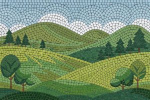 Мозаика «Зеленые холмы»