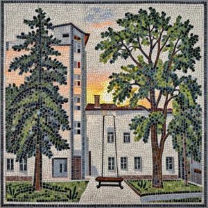 Мозаика «Советский двор»: Ностальгия и закат