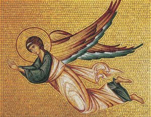 Мозаика «Летящий Ангел» — Золотое сияние