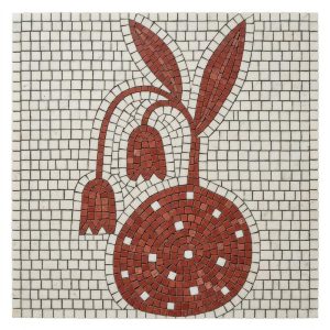 Мозаика «Терракотовый цветок» – 100×100 см