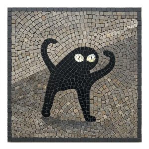 Мозаика «Минималистичный черный кот»