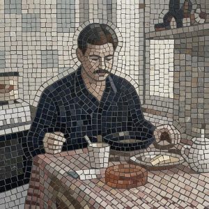 Классический мозаичный портрет