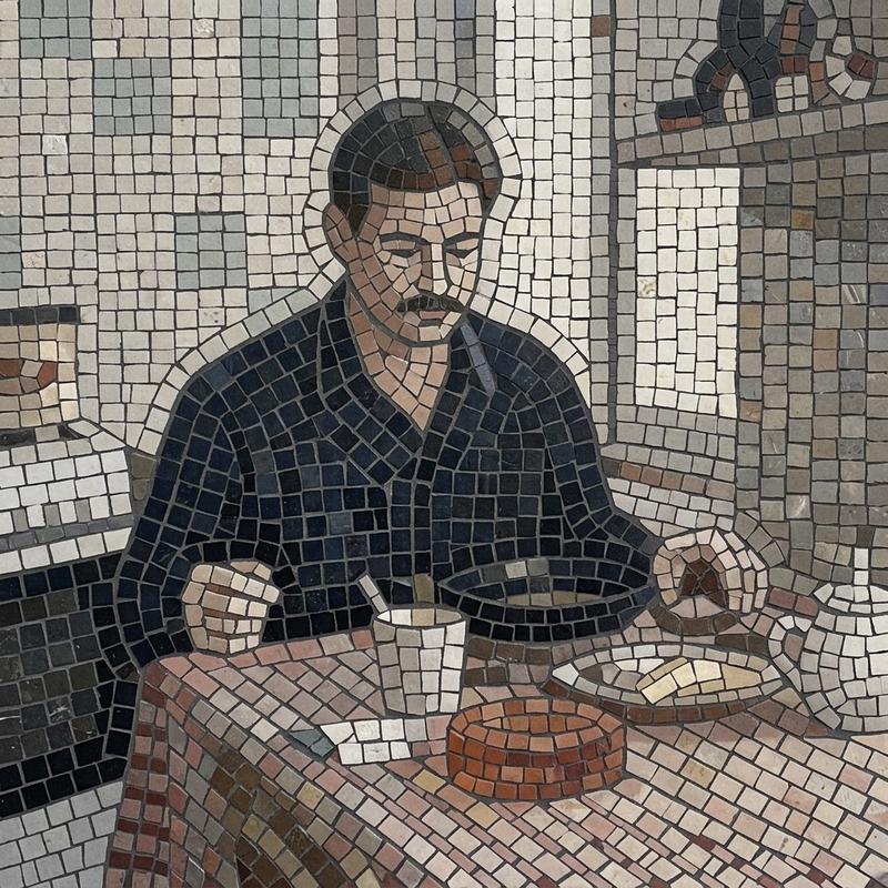 Классический мозаичный портрет