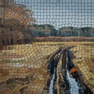 Мозаичный пейзаж «Золотые поля»