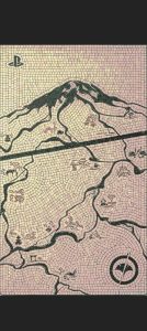Мелкая мозаика Монт Фуji