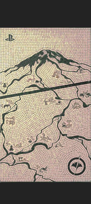 Мелкая мозаика Монт Фуji