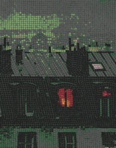 Night City Mosaic: Window of Light