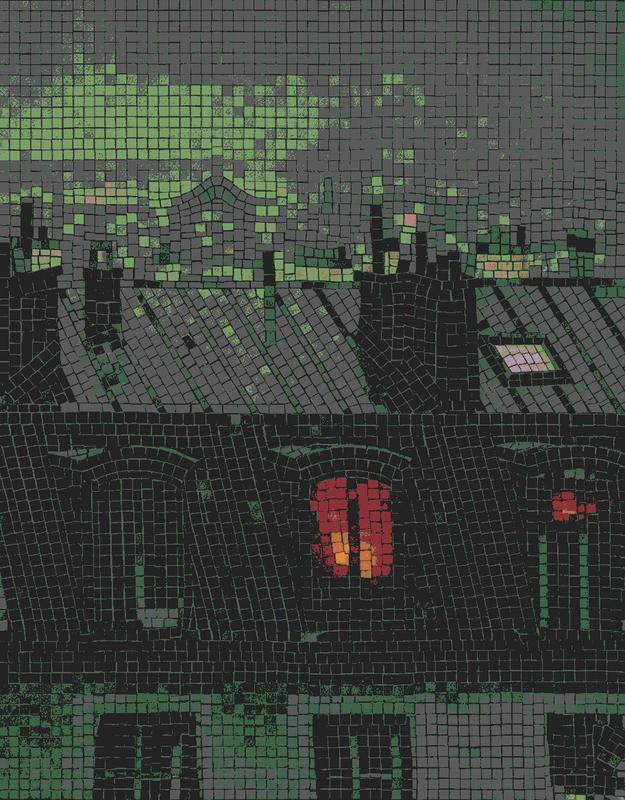 Night City Mosaic: Window of Light