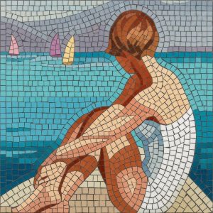 Мозаика «Покой у моря» — Декор для интерьера