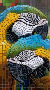 Мозаика «Яркие Попугаи»