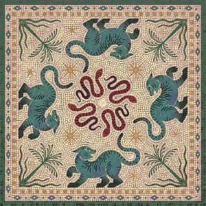 Мозаика «Тигры и Змей» — Античный стиль