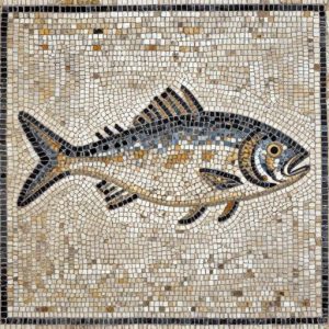 Classical Fish Mosaic Art – Opus Tessellatum