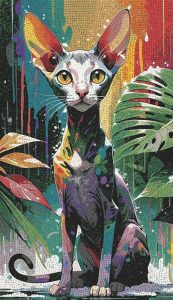 Мозаика Сфинкс в тропиках — MELTI