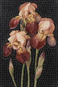Мозаика «Элегантные ирисы»
