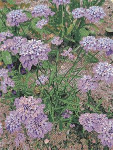 Мозаика «Сиреневые цветы» — Природа в деталях