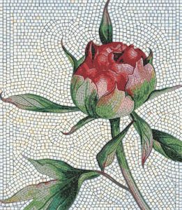 Мозаика «Пион» — Искусство в деталях