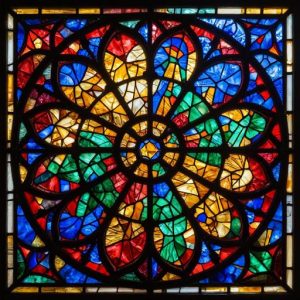 Витражная мозаика «Цветной Мандала»