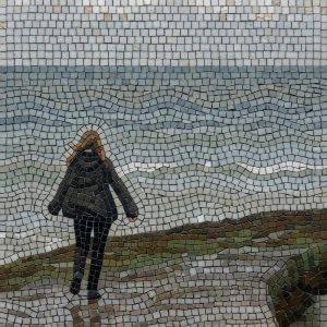 Solitary Shoreline Mosaic Art