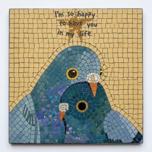 Мозаика «Счастливы быть вместе» — Голуби Любви