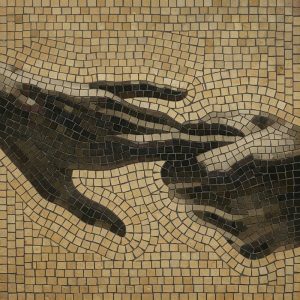 Абстрактная мозаика «Потоки»