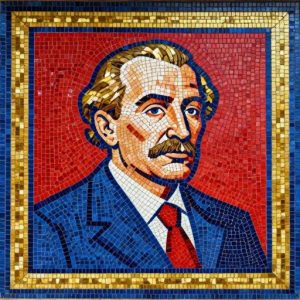 Мозаика «Эйнштейн» в советском стиле