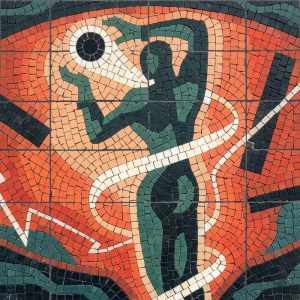 Мозаика «Динамическая фигура» — 100×100 см