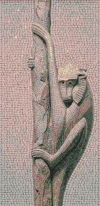 Мозаика «Обезьяна» — Искусство MELTI