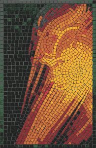 Abstract Solar Vortex Mosaic Art