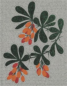 Мозаика «Ягоды облепихи» — Природа в деталях