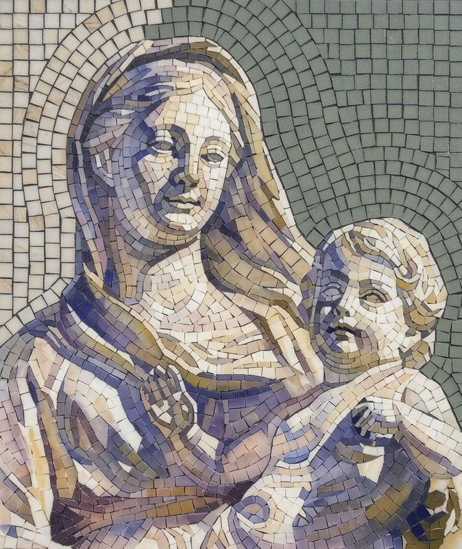 Материнская забота в мозаике