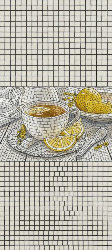 Классический мозаичный пейзаж чая