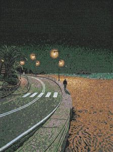 Ночная прогулка у моря — Мозаика MELTI