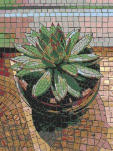 Succulent Mosaic Art – Nature in Tiles