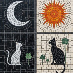 Мозаика «День и Ночь: Кошки»