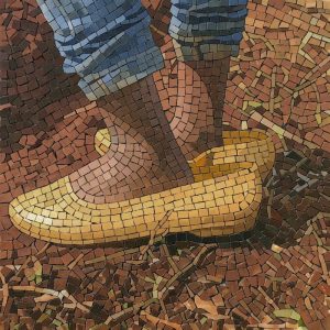 Мозаика «Желтые клоги»