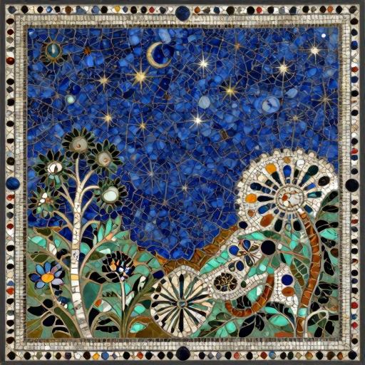 Ночное небо со звездами и кошкой