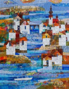 Мозаика «Средиземноморский прибрежный городок»