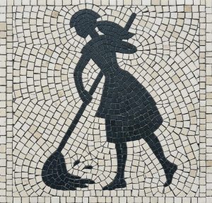 Labor Mosaic: Classical Silhouette Art