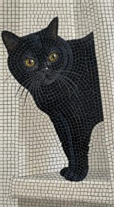 Мозаика «Черный кот»