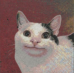 Милый Кот в Мозаике MELTI