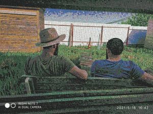 Мозаика «Отдых друзей» — Искусство MELTI