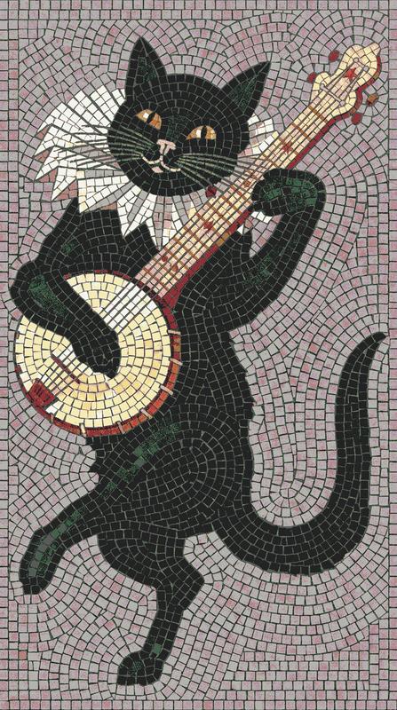 Чёрная кошка с банджо