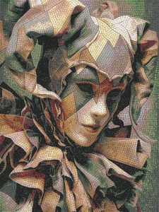 Мозаика «Венецианская маска» — Искусство MELTI
