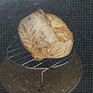 Contemplation Mosaic Art – Classical AI Style