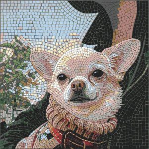 Мозаика «Милый Чихуахуа» — 60×60 см